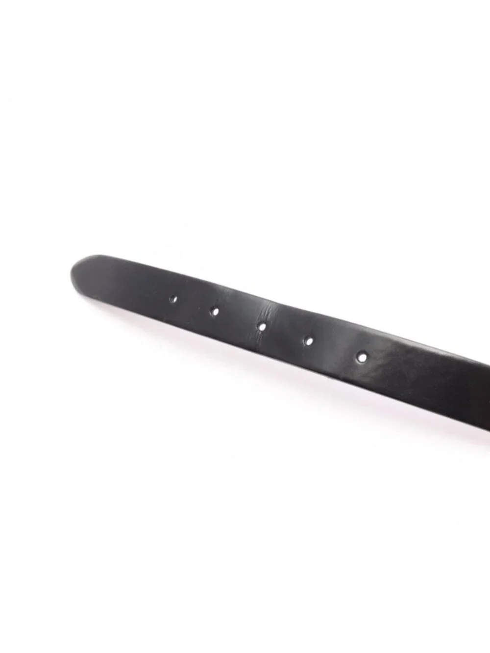 Dolce & Gabbana Belt DG Logo Silver Leather